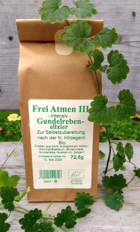Gundelreben-Elixier "Frei Atmen III" bio